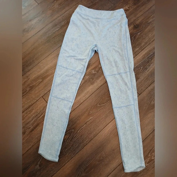Gymshark Dry fleur texture women's size M Malibu blue athleisure athletic pants - Picture 2 of 8